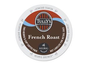 Tully's French Roast Coffee K-Cups 24/Box 192619
