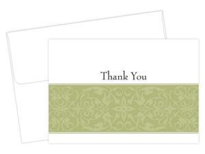 Great Papers! Sage Swirl Thank You Cards 50/Pack 145352
