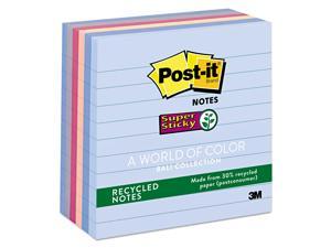 Post-it Notes Super Sticky 65412SSUC Pads in Rio de Janeiro Colors, 3 x 3,  90-Sheet, 12/Pack - 654-12SSUC