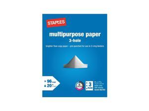 TRU RED 513096 8.5-Inch x 11-Inch Multipurpose Paper 20 lbs 96 Brightness  5000 sheets/CT
