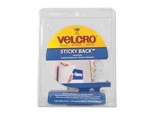 VELCRO Brand Sticky Back Round Coin Fasteners VELCRO Brand Sticky Back Round Coin Fasteners