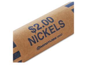 MMF Industries™ Nested Preformed Coin Wrappers Nickels $2.00 Blue 1000 Wrappers MMF Industries™ Nested Preformed Coin Wrappers Nickels $2.00 Blue 1000 Wrappers