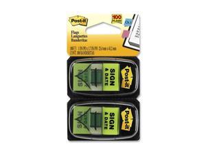 3M Post-it Sign & Date Printed Message Flags 3M Post-it Sign & Date Printed Message Flags