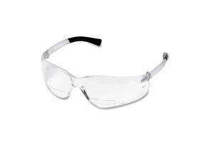 Mcr Safety Bearkat Magnifier Safety Glasses, Clear Frame, Clear Lens BKH15