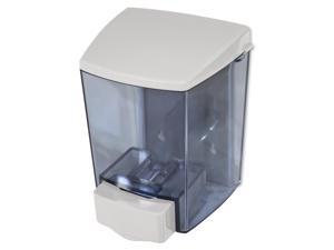 ClearVu Liquid Soap Dispenser, 30 oz., 4-1/2w x 4d x 6-1/4h, Black/White