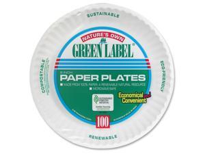 AJM Packaging Green Label Economy Paper Plates AJM Packaging Green Label Economy Paper Plates