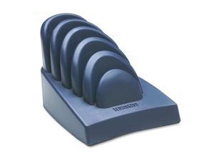 Kensington InSight Priority Puck Five-Slot Desktop Copyholder Plastic Dark Blue