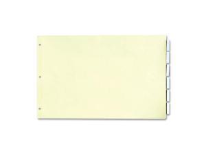 Stride Index Dividers w/ Clear Tabs 11"x17" 5 Tabs/ST Manila 62200 Stride Index Dividers w/ Clear Tabs 11"x17" 5 Tabs/ST Manila 62200