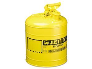 Justrite Safety Can Type I 5gal Yellow 7150200 Justrite Safety Can Type I 5gal Yellow 7150200
