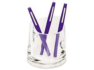 Swingline Stratus Acrylic Pen Cup 4 1/2 x 2 3/4 x 4 1/4 Clear 10137 Swingline Stratus Acrylic Pen Cup 4 1/2 x 2 3/4 x 4 1/4 Clear 10137