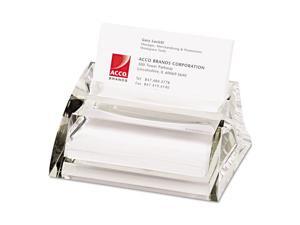 Swingline Stratus Acrylic Business Card Holder Holds 40 3 1/2 x 2 Cards Clear Swingline Stratus Acrylic Business Card Holder Holds 40 3 1/2 x 2 Cards Clear