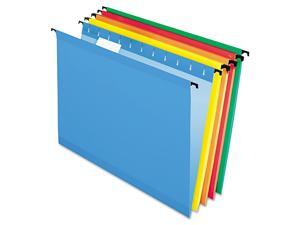 Pendaflex Poly Laminate Hanging Folders Letter 1/5 Tab Assorted 20/Box Pendaflex Poly Laminate Hanging Folders Letter 1/5 Tab Assorted 20/Box