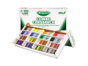 Crayola. 523348 Classpack Crayons w/Markers, 8 Colors, 128 Each Crayons/Markers, 256/Box Crayola. 523348 Classpack Crayons w/Markers, 8 Colors, 128 Each Crayons/Markers, 256/Box