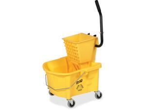 Mop Bucket Wringer Combo 3" Casters 26 qt. Yellow