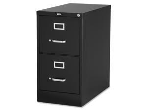 Lorell Commercial-grade Vertical File - 15" x 22" x 28.4" - 2 x Drawer(s) for File - Letter - Lockable, Ball-bearing Sus Lorell Commercial-grade Vertical File - 15" x 22" x 28.4" - 2 x Drawer(s) for File - Letter - Lockable, Ball-bearing Sus