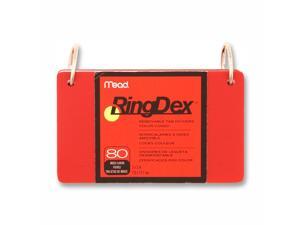 Mead 63072 RingDex Index Card 2 Hole Punched - 1 / Pack - Red, Blue, Black, Clear Divider Mead 63072 RingDex Index Card 2 Hole Punched - 1 / Pack - Red, Blue, Black, Clear Divider