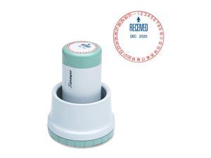 Xstamper XpeDater Pre-Inked Rotary RECEIVED Message/Date Stamp 1 EA/BX Xstamper XpeDater Pre-Inked Rotary RECEIVED Message/Date Stamp 1 EA/BX