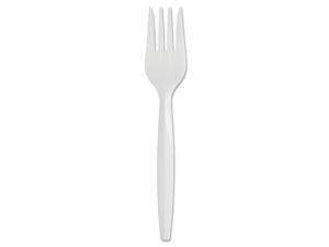 SmartStock Plastic Cutlery Refill 5.8in Fork White 40/Pack 24 Packs/Case