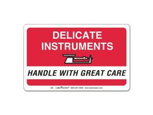 LabelMaster L86 Shipping/Handling Self-Adhesive Label, 2 1/4 X 4, Delicate Instruments, 500/Roll LabelMaster L86 Shipping/Handling Self-Adhesive Label, 2 1/4 X 4, Delicate Instruments, 500/Roll