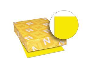 NEENAH PAPER Exact Brights Paper 8 1/2 x 11 Bright Yellow 50lb 500 Sheets 26701