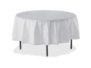 Genuine Joe Round Tablecover Plastic 84" D 4PK/CT WE 10330CT Genuine Joe Round Tablecover Plastic 84" D 4PK/CT WE 10330CT