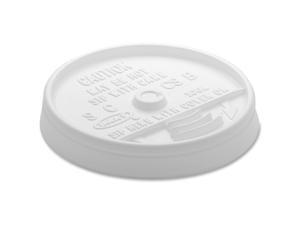 Dart Sip Thru Lids For 10 12 oz Foam Cups Plastic White 1000/Carton 10UL Dart Sip Thru Lids For 10 12 oz Foam Cups Plastic White 1000/Carton 10UL