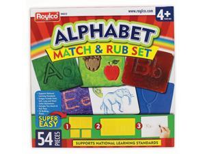 Alphabet Match & Rub Set Alphabet Match & Rub Set