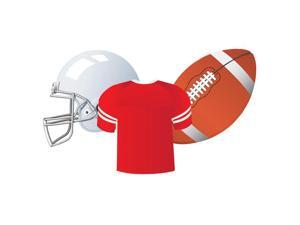 EUREKA EU-841258 FOOTBALL ASSORTED CUT OUTS EUREKA EU-841258 FOOTBALL ASSORTED CUT OUTS