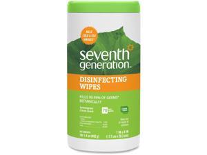 Seventh Generation Botanical Disinfecting Wipes 7 x 8 70 Count 6/Carton 22813CT Seventh Generation Botanical Disinfecting Wipes 7 x 8 70 Count 6/Carton 22813CT