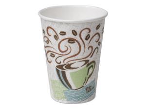 Dixie Hot Cups Paper 16oz Coffee Dreams Design 500/Carton 5356DX