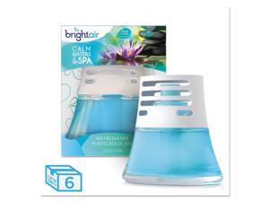 BRIGHT Air Scented Oil Air Freshener Calm Waters and Spa Blue 2.5oz 6/Carton BRIGHT Air Scented Oil Air Freshener Calm Waters and Spa Blue 2.5oz 6/Carton