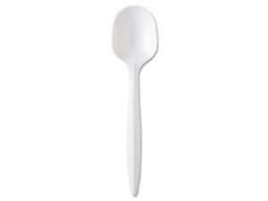 General Supply GENPPSS Medium-Weight Cutlery, Soup Spoon, White, 1000/Carton General Supply GENPPSS Medium-Weight Cutlery, Soup Spoon, White, 1000/Carton