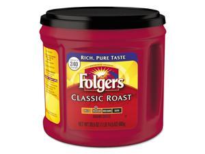 Folgers Coffee Classic Roast Ground 30.5 oz Canister 6/Carton 20421CT Folgers Coffee Classic Roast Ground 30.5 oz Canister 6/Carton 20421CT