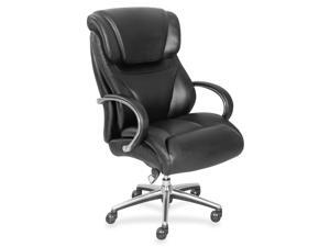 La-Z-Boy Executive Chair - Black - Faux Leather - 32.8" Width x 27.8" Depth x 45.3" Height LZB48080 La-Z-Boy Executive Chair - Black - Faux Leather - 32.8" Width x 27.8" Depth x 45.3" Height LZB48080