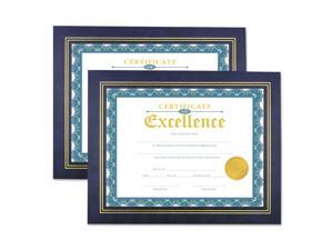 Universal Leatherette Document Frame Certificate/Document 11 x 8 1/2 Blue 2/PK Universal Leatherette Document Frame Certificate/Document 11 x 8 1/2 Blue 2/PK