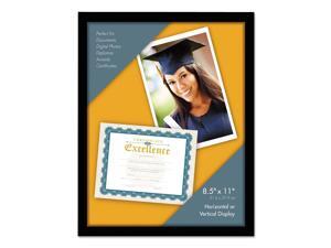 Universal Metal Photo Frame Aluminum 8 1/2 x 11 Black 76840 Universal Metal Photo Frame Aluminum 8 1/2 x 11 Black 76840