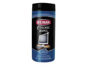WEIMAN E-tronic Wipes 8" x 7" White 30/Canister 4/Carton 93CT WEIMAN E-tronic Wipes 8" x 7" White 30/Canister 4/Carton 93CT