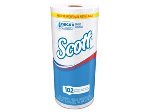 Scott Choose-A-Sheet Mega Roll Paper Towels 1-Ply White 102/Roll 24/Carton 47031 Scott Choose-A-Sheet Mega Roll Paper Towels 1-Ply White 102/Roll 24/Carton 47031