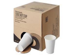 Boardwalk Convenience Pack Paper Hot Cups 12 oz White 225/Carton WHT12HCUPOP Boardwalk Convenience Pack Paper Hot Cups 12 oz White 225/Carton WHT12HCUPOP