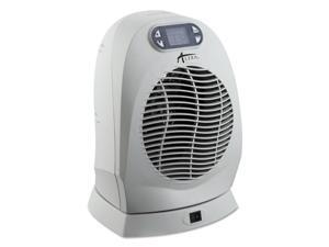 Alera Digital Oscillating Fan-Forced Heater, 9" X 8" X 12 1/4", Cool Gray ALEHEFF14G Alera Digital Oscillating Fan-Forced Heater, 9" X 8" X 12 1/4", Cool Gray ALEHEFF14G