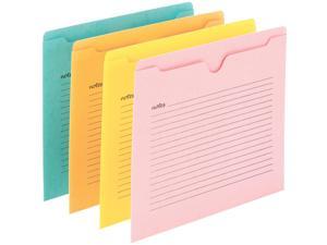 Smead File Jackets w/Note Lines 2" Exp Letter-size 12/PK AST 75694 