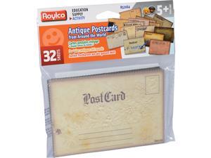 Antique Post Cards 6"Wx4"H 32/PK Multi Antique Post Cards 6"Wx4"H 32/PK Multi