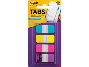 Post-it Tabs Self-Stick 5/8" 40/PK Assorted Primary 676AYPV Post-it Tabs Self-Stick 5/8" 40/PK Assorted Primary 676AYPV