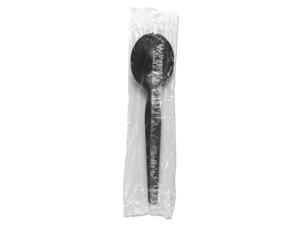 Boardwalk BWKSSHWPSBIW Heavyweight Wrapped Polystyrene Cutlery, Soup Spoon Boardwalk BWKSSHWPSBIW Heavyweight Wrapped Polystyrene Cutlery, Soup Spoon