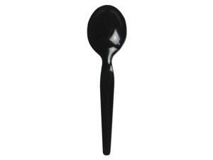 Boardwalk BWKSOUPHWPSBLA Heavyweight Polystyrene Cutlery, Soup Spoon, Black Boardwalk BWKSOUPHWPSBLA Heavyweight Polystyrene Cutlery, Soup Spoon, Black