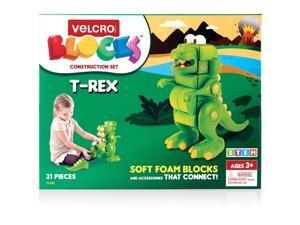 Velcro Blocks Construction Set T-Rex 7"Wx9-3/4"Lx11-2/5"H Multi 70192 Velcro Blocks Construction Set T-Rex 7"Wx9-3/4"Lx11-2/5"H Multi 70192