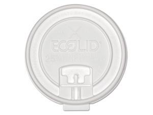 Eco-Products 25% Recy Content Dual-Temp Lock Tab Lid w/Straw Slot 10-20oz  50/PK