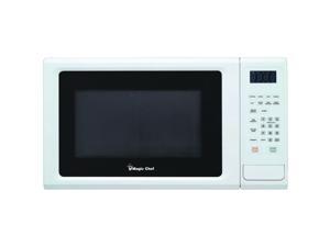 MAGIC MCM1110W 1.1 Cu Ft Countertop Microwave1000 Watt with Digital Touch, White
