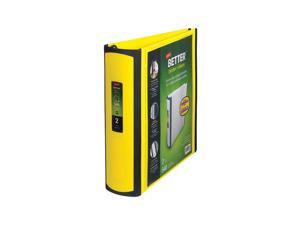 Staples Better 2-Inch D 3-Ring View Binder Yellow (20248) 895620