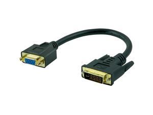 Staples 6" DVI to VGA Adapter Black 29767-US Staples 6" DVI to VGA Adapter Black 29767-US